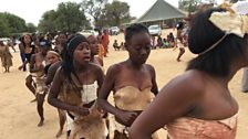 Dancers at Damara Festival