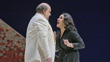 Gerhard Siegel as Herod and Patricia Racette in the title role of Strauss's Salome