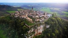 Built high on a rocky outcrop, this is an ancient fortified village in South-west France.