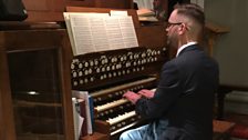 2016 Banbury Celebration of Christmas organist Kieron Galliard