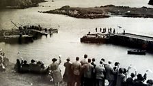 A' Bhanrigh aig Cidhe Roghadail 1956