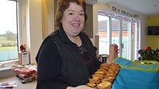 Paula McIntyre prepares some Christmas mince pies