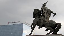 Skanderbeg Statue