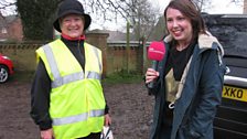 The clue in Old Buckenham was at the starting point for a New Year's Day walk