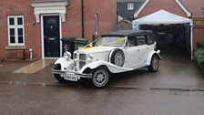 A wedding car in Watton (photo by Dave Walton)