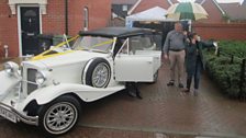 The fifth and final clue was hidden in this Beauford wedding car (photo by Dave Walton)