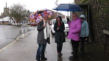 Anna was pleased to go there, to meet some cheerful Treasure Quest fans!