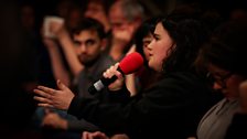 Singer, songwriter and multi-instrumentalist Georgia Barnes in the audience