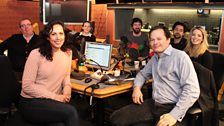 Presenters and guests in the studio - 21st January 2017