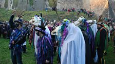 Gathering in the orchard