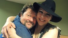 Nell Bryden and Michael Ball together