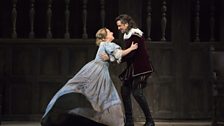 Diana Damrau as Elvira and Luca Pisaroni as Giorgio in Bellini's I Puritani