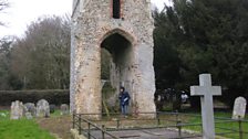 Most of St Mary's was knocked down in the 19th century, and the stone used to rebuild neighbouring All Saints