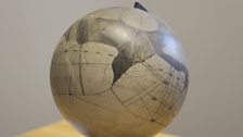 An early Mars globe created by Percival Lowell