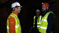 Gavin inside Lyle Hill Mines