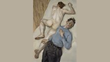 Two Men, 1987 - 1988: Lucian FREUD (1922 - 2011)