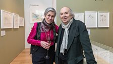 Linda Kitson and Quentin Blake