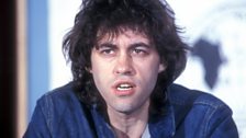 Bob Geldof raised to fame as the lead singer of The Boomtown Rats