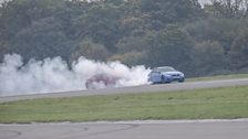 The BMW M3 tries to smoke out the competition.