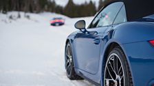 Just two supercars on the snow...