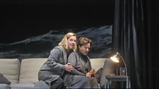 Nina Stemme as Isolde and Ekaterina Gubanova as Brangäne