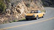 Matt LeBlanc tours the "Italian" roads in the classic Fiat 124 Spider Sport