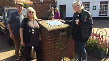 Clue five was in Snettisham, at the memorial to those who lost their lives in the 1953 floods