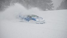 Matt LeBlanc in the Lamborghini Huracán Spyder