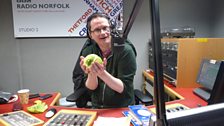 Back in the studio, Graham found the clue envelope stuffed into a cut in the cabbage!