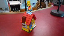 This was the object - Bart Simpson on a house!