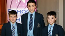 Eoin (15), Dara (13) and Donal Scullion (12)