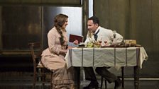 Anna Netrebko as Tatiana and Mariusz Kwiecien as Onegin