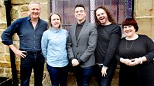 Rory Bremner, Elaine Malcolmson, Louise Welsh and Billy Kirkwood