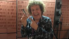 Leo Sayer with his Harmonica