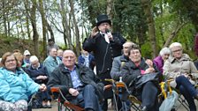 Crowds gather for a special show at the Ulster American Folk Park