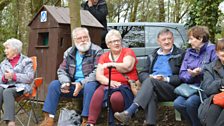 Crowds gather for a special show at the Ulster American Folk Park