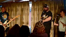 Rob Deering & Laura Lexx at the Machynlleth Bowling Club