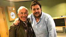 Simon Callow shares a picture with Michael Ball