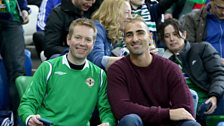 Ulster Rugby Physio Gareth Robinson and Scrum-half Ruan Pienaar