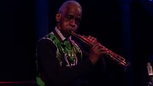 Saxophonist Roscoe Mitchell performs a solo improvisation