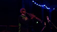 Saxophonist Roscoe Mitchell performs a solo improvisation