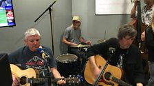 Jon Palmer Acoustic Band playing live on The Durbervilles Folk & Roots Show