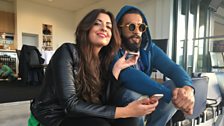 Noreen meets Bollywood super star Ranveer Singh