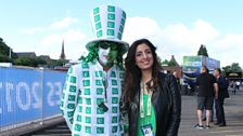 Mr Pakistan and Noreen gearing up for the game