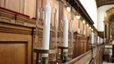 Choir stalls at Trinity College, Cambridge