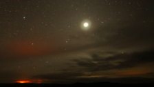 Outback: Venus with fire in the background