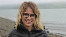 Ciara McCrickard by the shore in Kilkeel