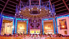 The stage is set in Liverpool's Metropolitan Cathedral