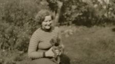 Unity Mitford and a dog in Hillmorton, Rugby