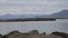 The view across the harbour from 'Thorva'